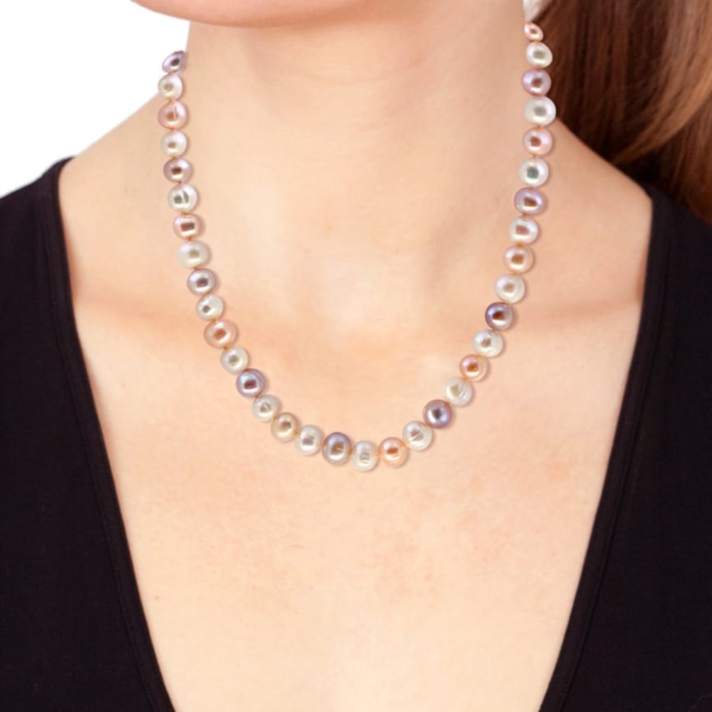Effy White Cultured Fresh water pearl Necklace - Picture 5 of 6